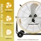 Edendirect 24in 3-Speed Portable High Velocity Drum Fan, Yellow, 1/3 HP, Turbo Blade, Low Noise IR-FAN7804 - alternate 3